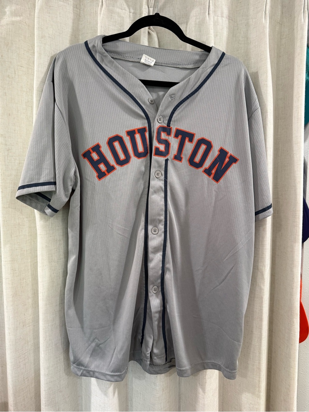 Houston Astros “Still Tippin” #44 SGA Jersey LGI Homes Sponsor Road Grey Size XL